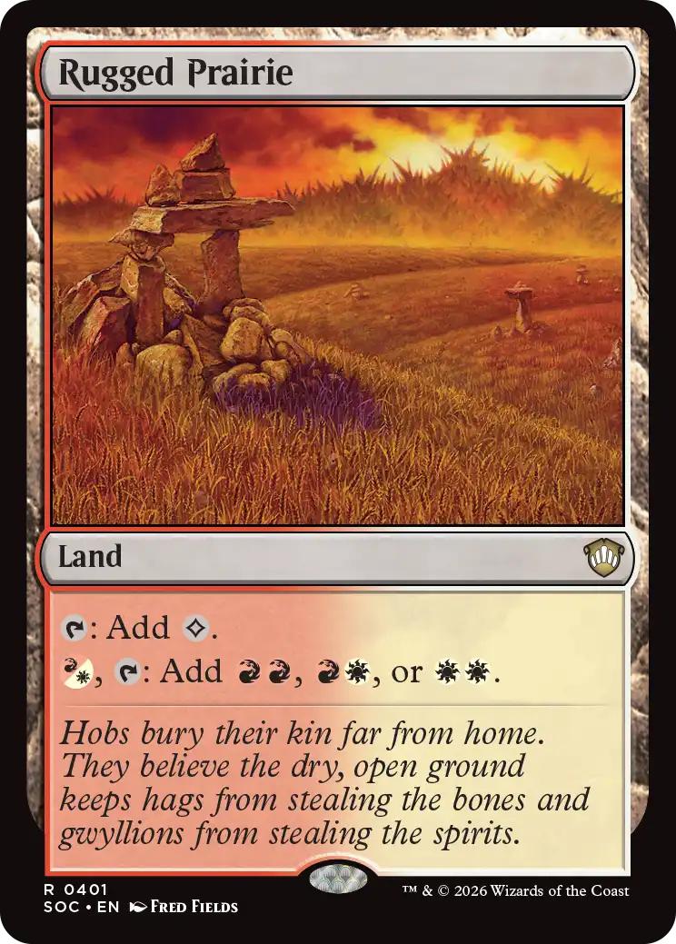 Rugged Prairie [401] [Secrets of Strixhaven: Commander] [Non-Foil]