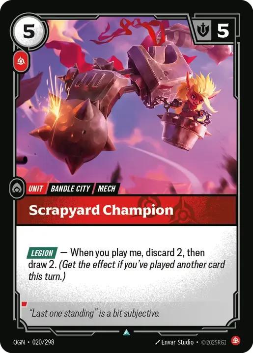 Scrapyard Champion - 020/298 [Origins] [Non-Foil]