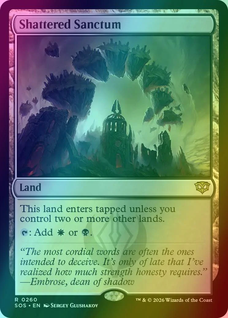 Shattered Sanctum [260] [Secrets of Strixhaven] [Foil]