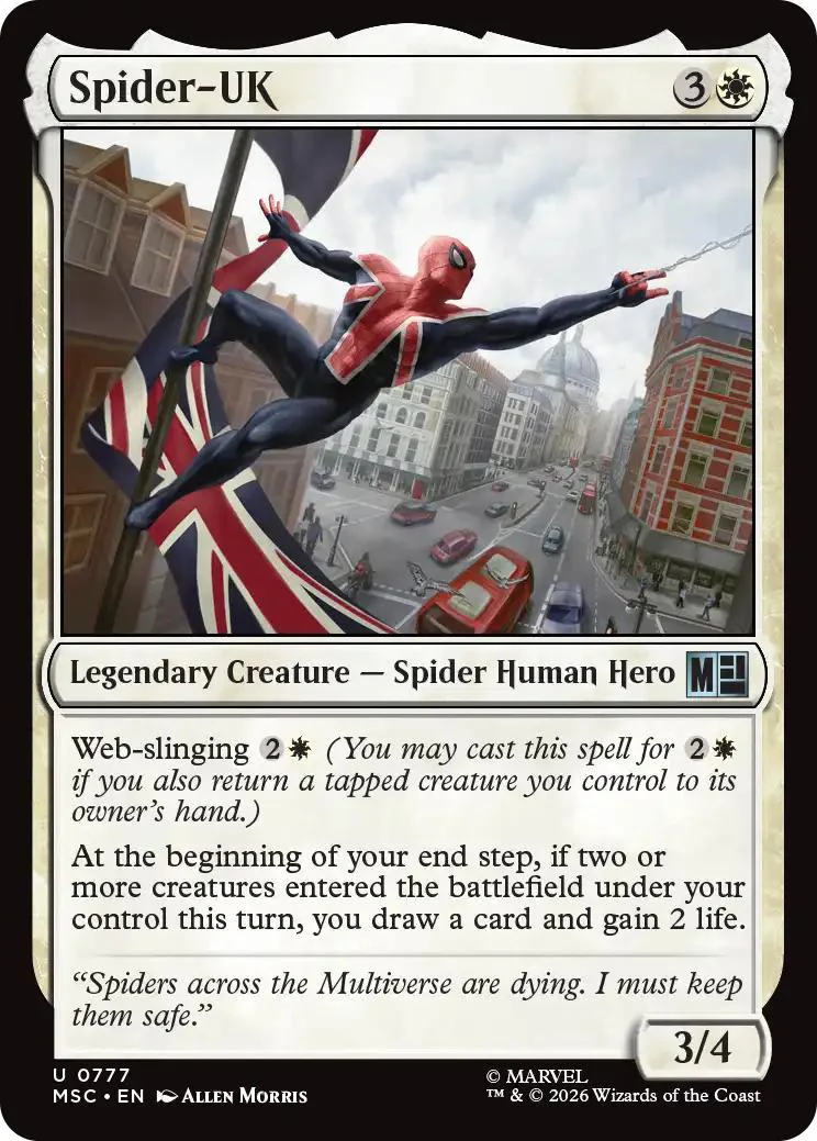 Spider-UK [777] [Jumpstart] [Marvel Super Heroes: Commander] [Non-Foil]
