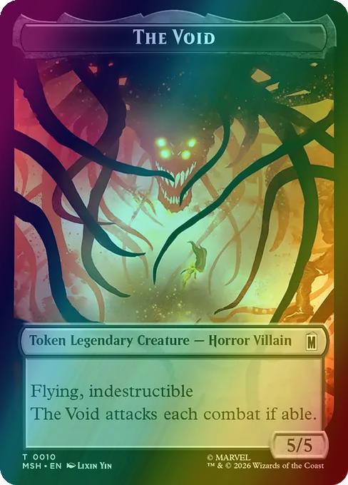 Squirrel Token (14) // The Void Token (10) [Marvel Super Heroes: Tokens] [Foil] - Image 2