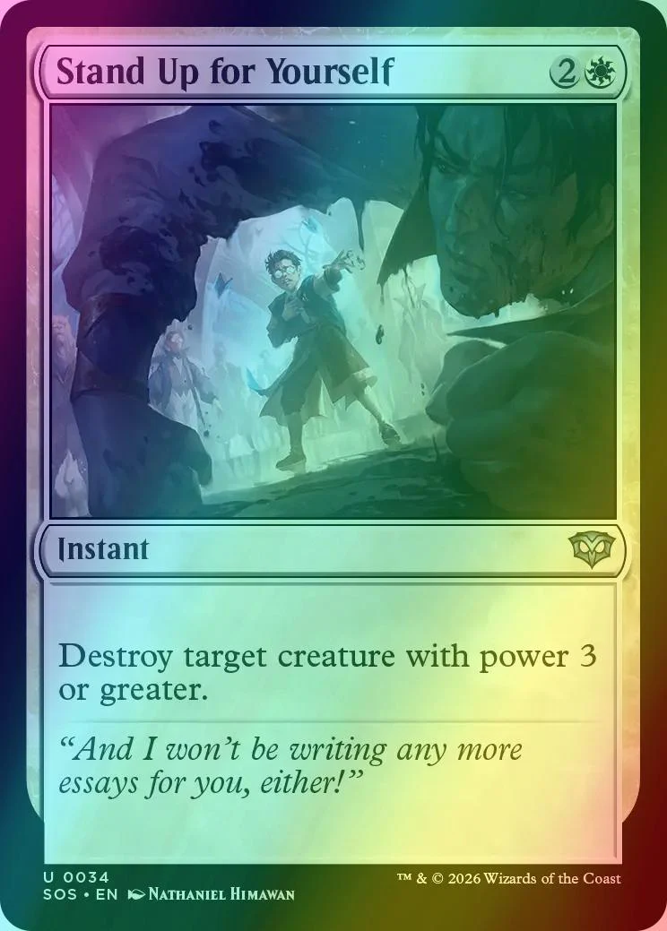 Stand Up for Yourself [34] [Secrets of Strixhaven] [Foil]