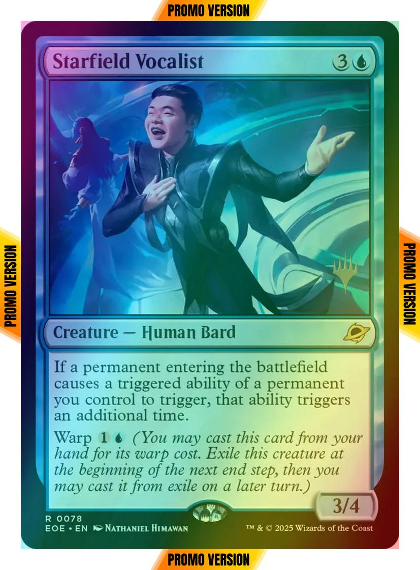 Starfield Vocalist [78p] [Promo Pack] [Edge of Eternities: Promos] [Foil]