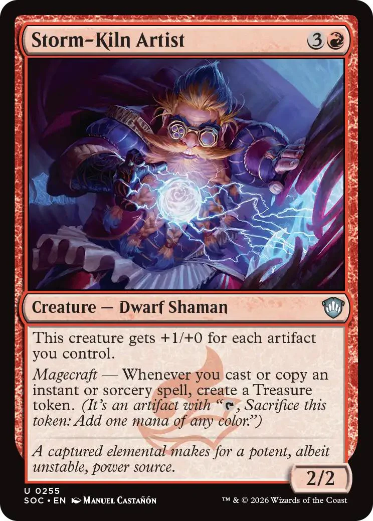 Storm-Kiln Artist [255] [Secrets of Strixhaven: Commander] [Non-Foil]