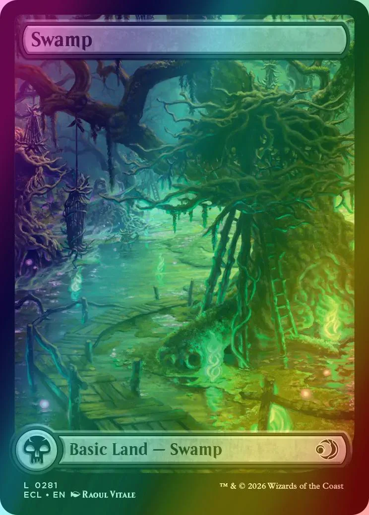 Swamp [281] [Full Art] [Shadowmoor] [Lorwyn Eclipsed] [Foil]