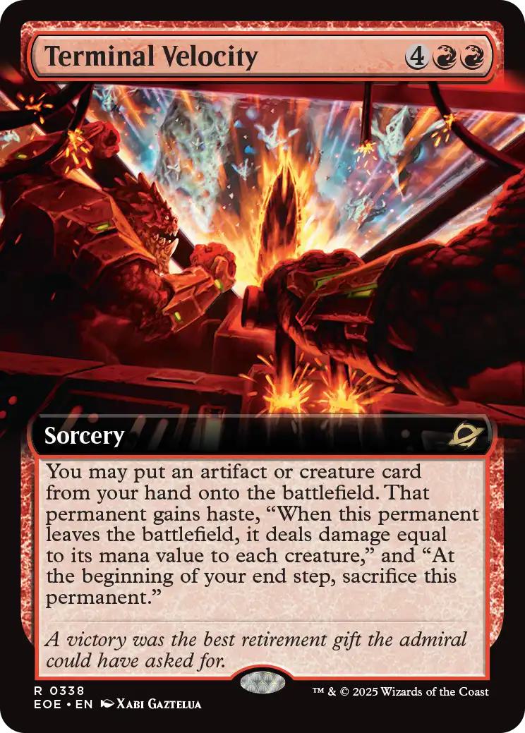 Terminal Velocity [338] [Extended Art] [Edge of Eternities] [Non-Foil]