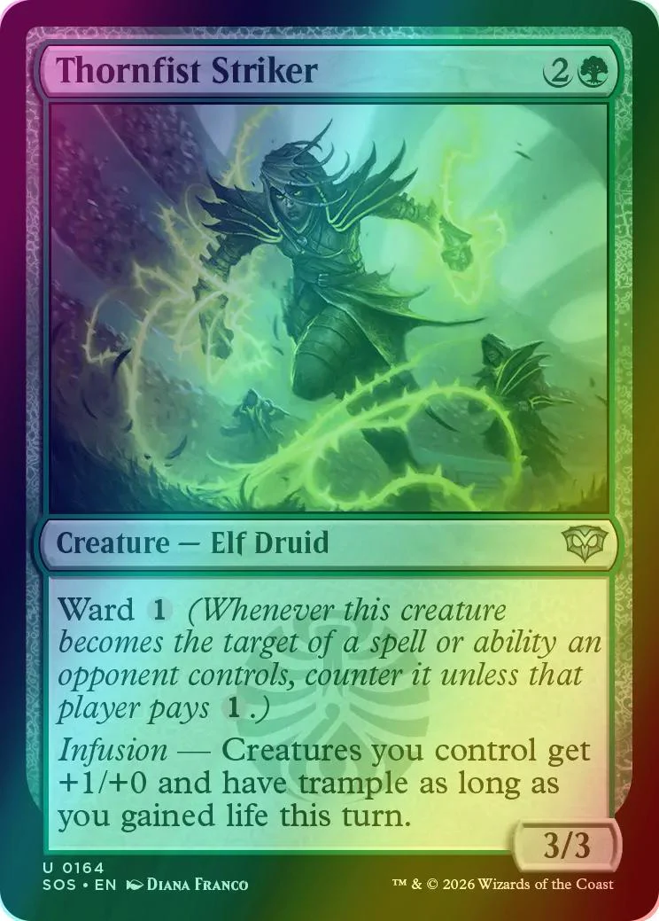 Thornfist Striker [164] [Secrets of Strixhaven] [Foil]