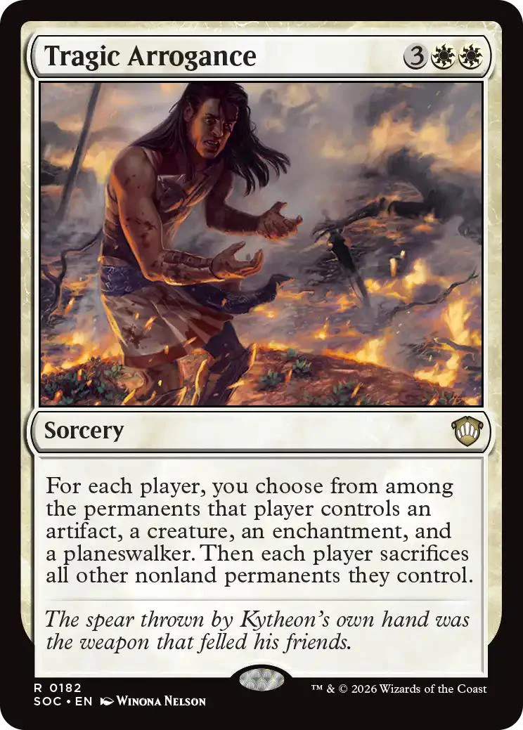 Tragic Arrogance [182] [Secrets of Strixhaven: Commander] [Non-Foil]