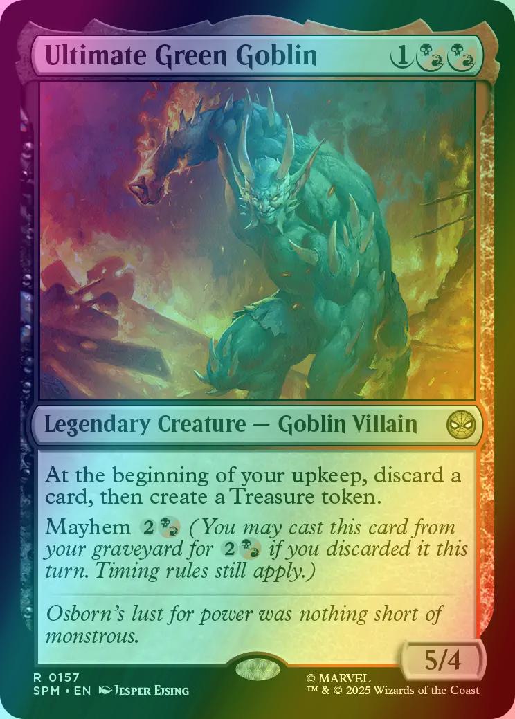 Ultimate Green Goblin [157] [Marvel's Spider-Man] [Foil]