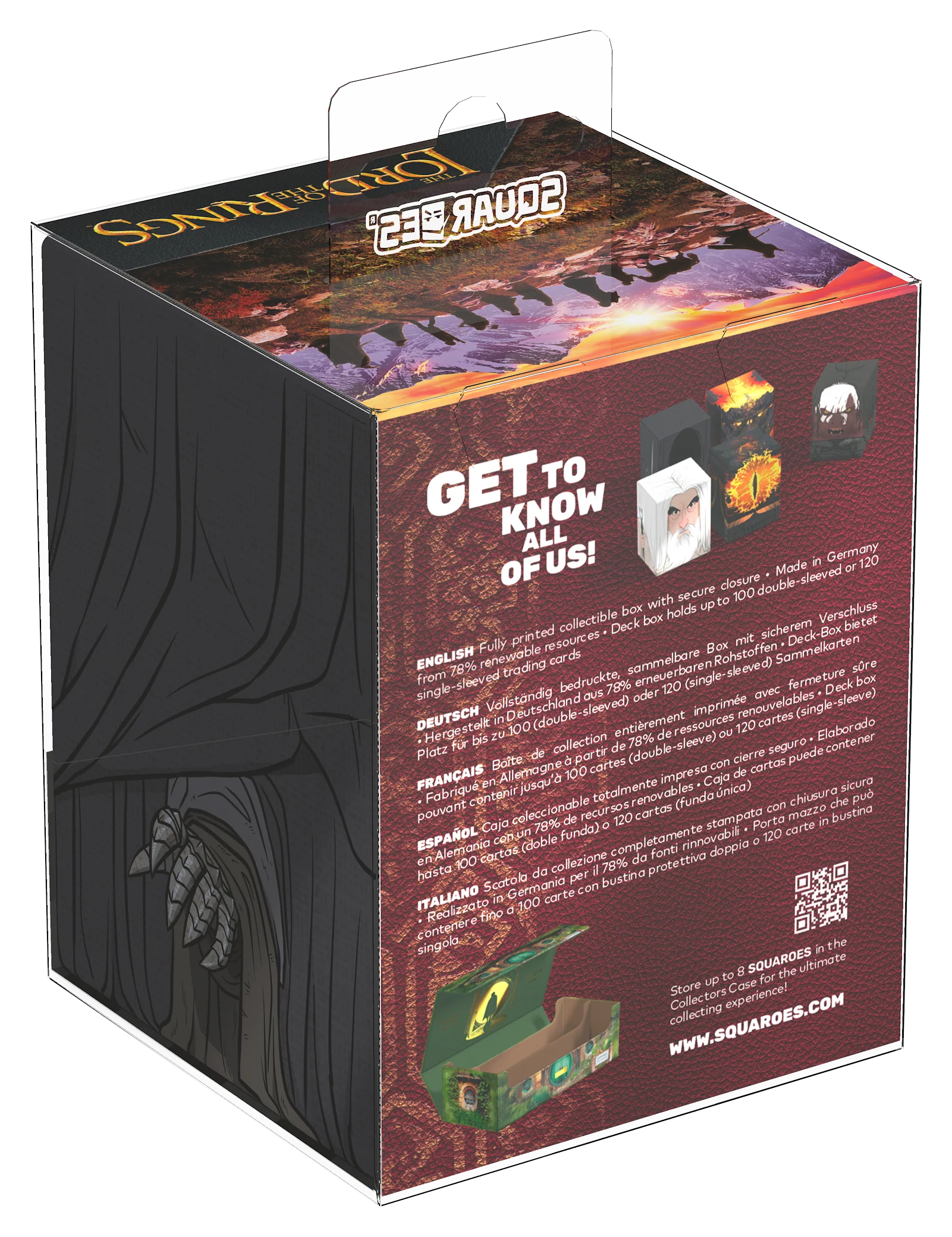 Ultimate Guard MTG Squaroes Deck Box - 100 - Lord of the Rings - Nazgul - Image 2
