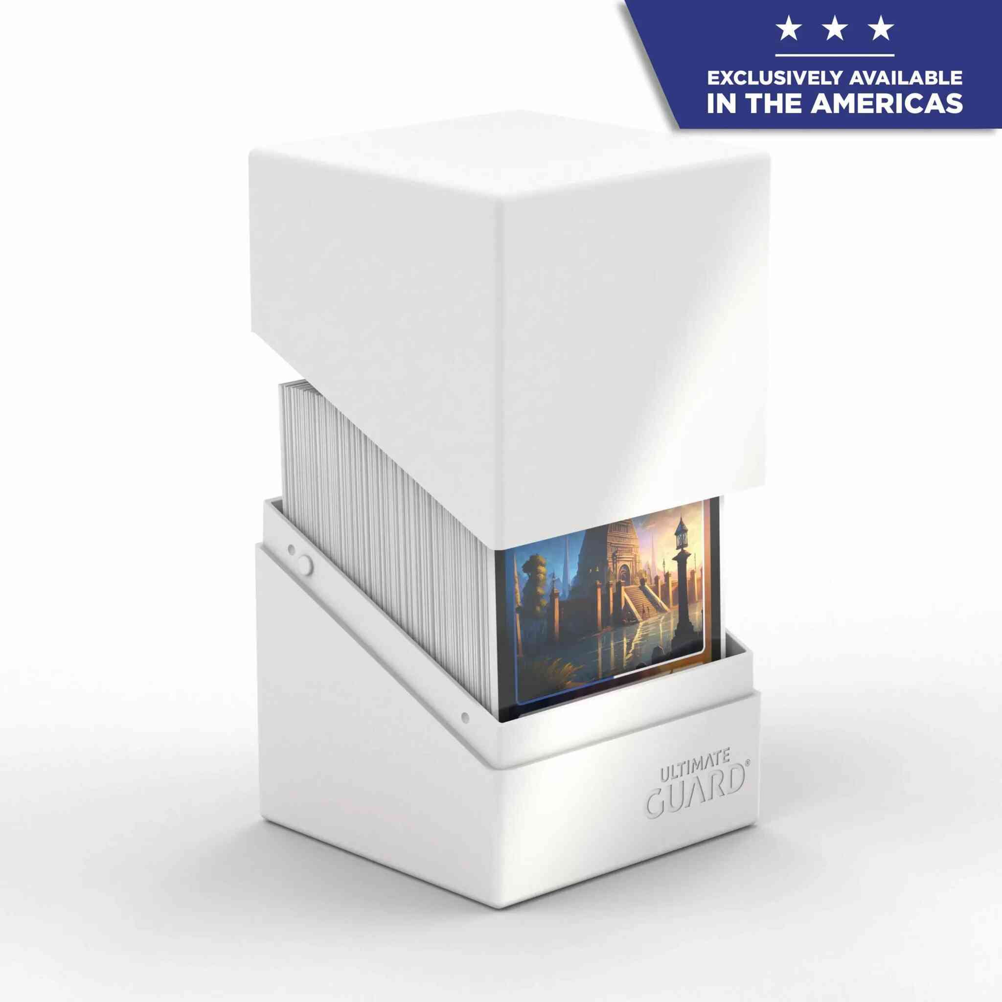 Ultimate Guard Solid Boulder Deck Case - 100+ - White - Image 2