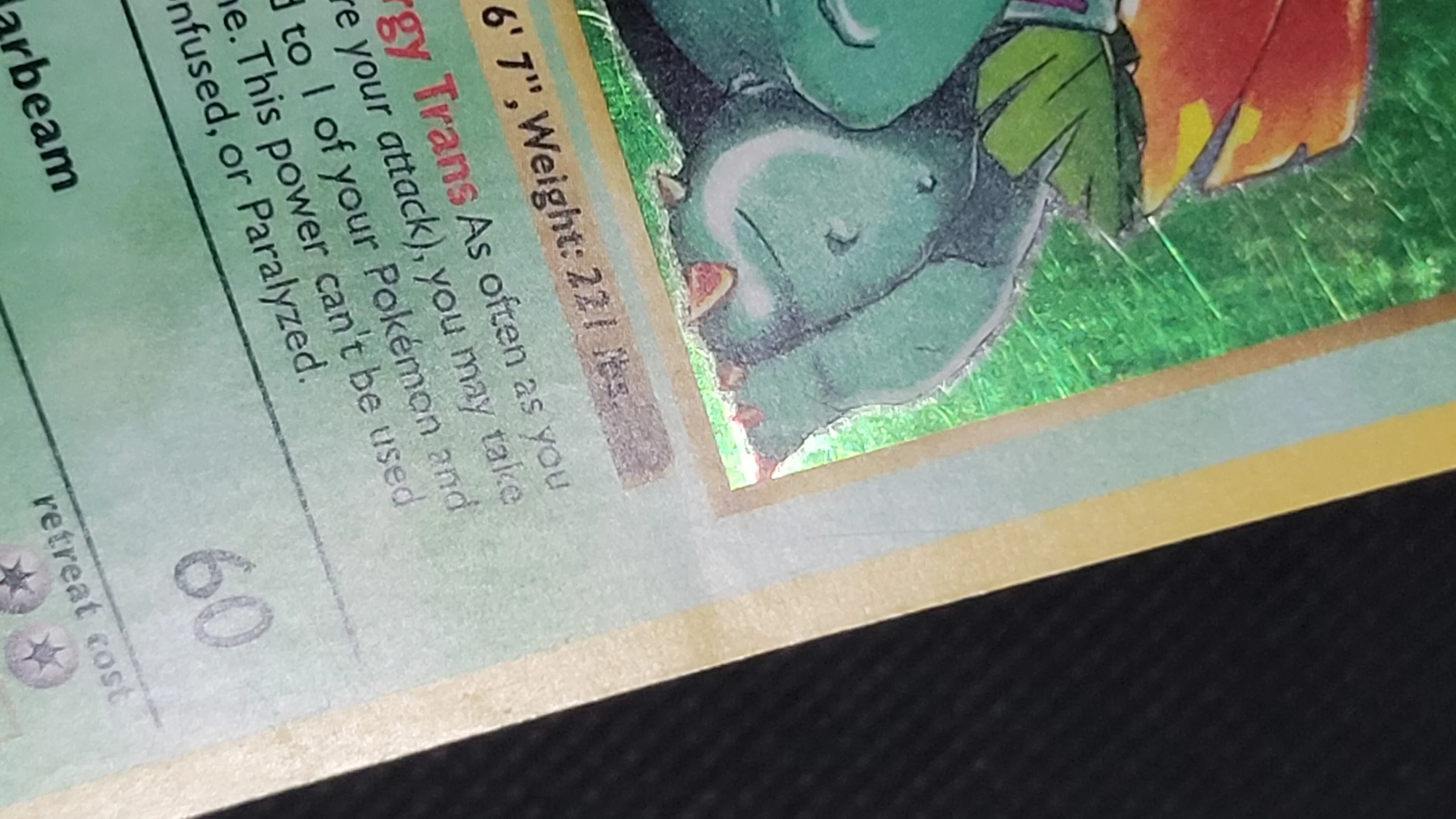 Venusaur — Damaged|Rare|1st Edition|Holo — ID 17986 - Image 5