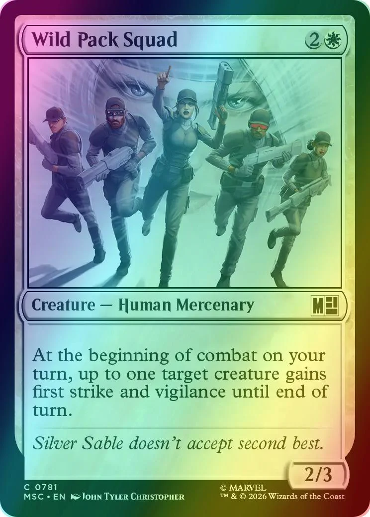 Wild Pack Squad [781] [Jumpstart] [Marvel Super Heroes: Commander] [Foil]