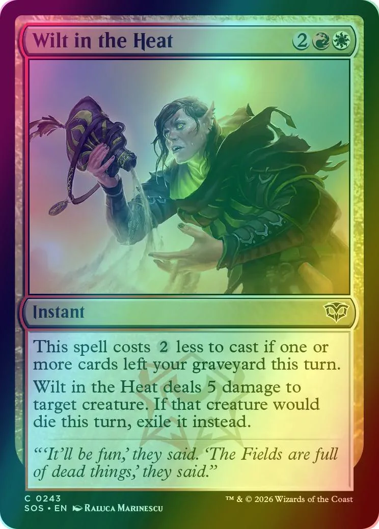 Wilt in the Heat [243] [Secrets of Strixhaven] [Foil]