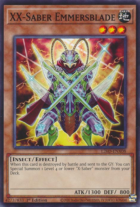 XX-Saber Emmersblade - L26D-ENX08 - Common - 1st Edition